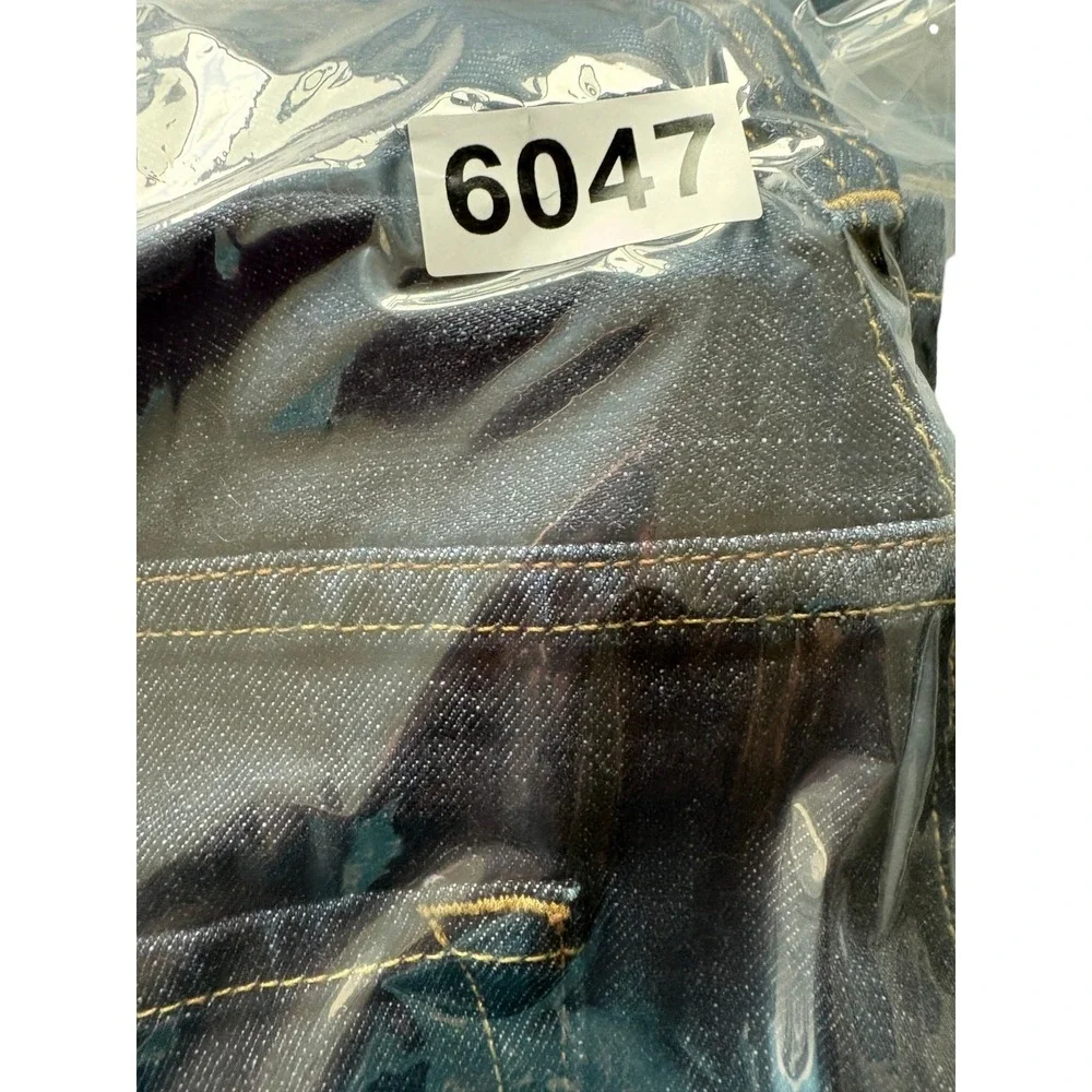 Express Blake Loose Fit Bootcut Jeans Mens 36x34 Blue Denim Stretch Low Rise